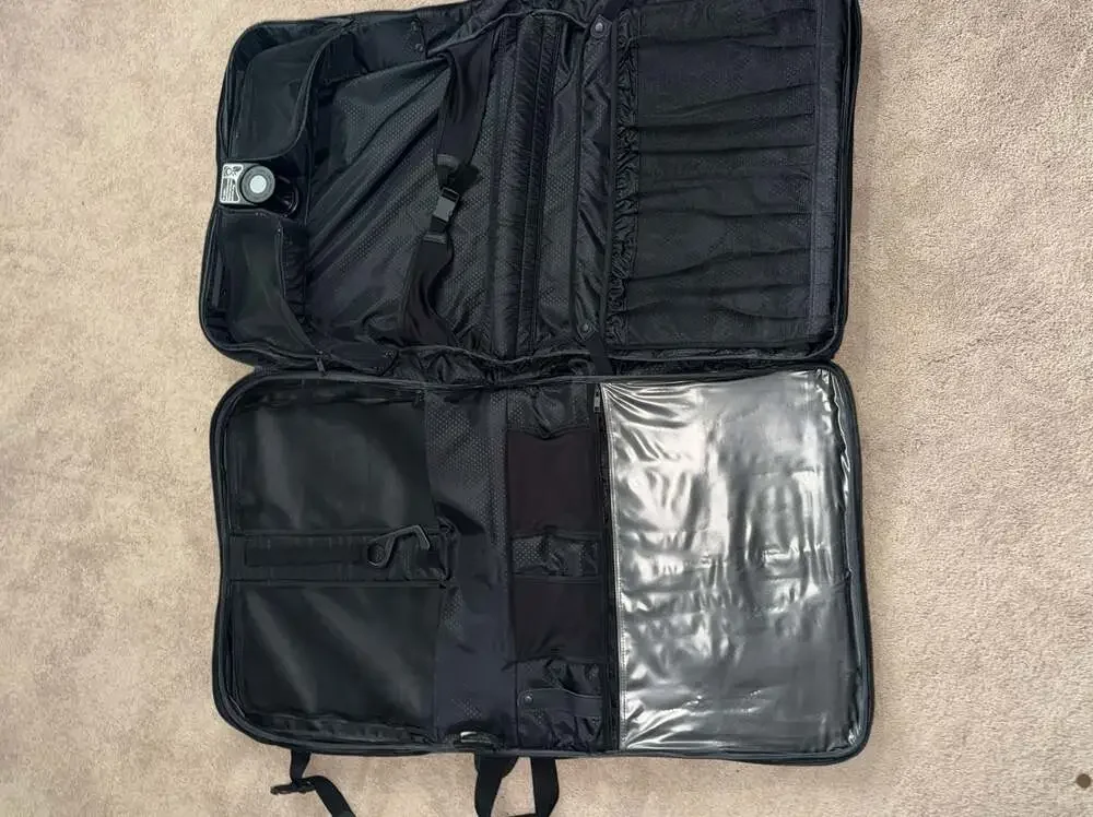 Samsonite Supra 2 Black Garment Bag Hanging Travel Case